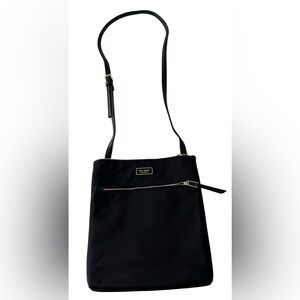 Kate Spade Elegant Black Nylon Crossbody Bag